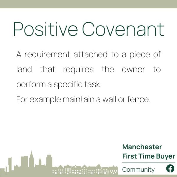 Positive covenant - Mortgage Definitions