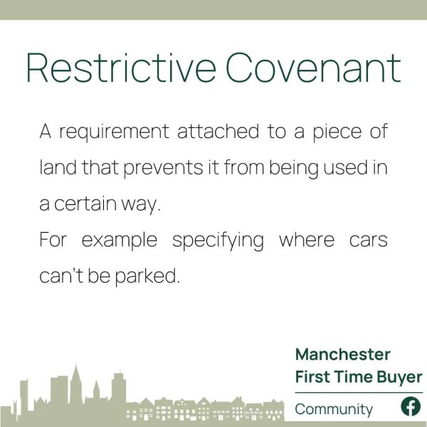 Restrictive covenant - Mortgage Definitions