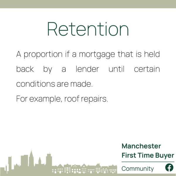 Retention - Mortgage Definitions