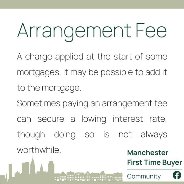 Arrangement fee - Mortgage Definitions